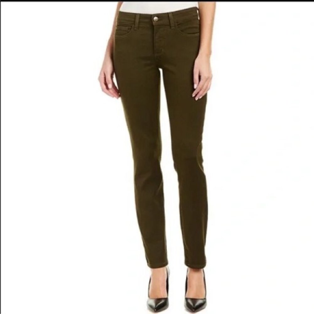 NYDJ Alina Legging Brown Stretch Pants Size 14P